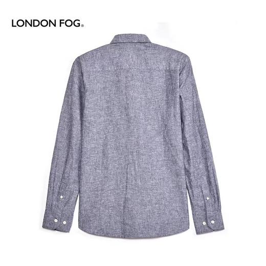 【直发】LONDONFOG/伦敦雾合身版棉麻净色长袖衬衣男士﹣LS20WH005M 商品图1