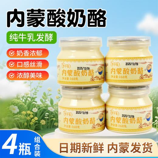 【牧少主】内蒙酸奶酪 奶香浓郁 口感丝滑 入口即化 口口醇香好滋味 商品图0
