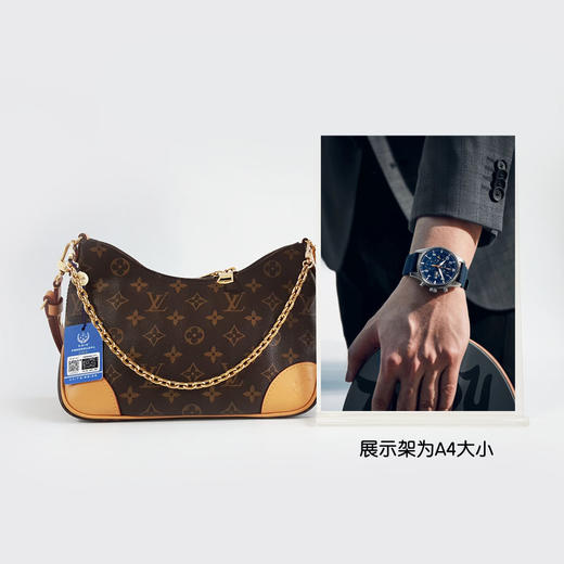 【95新】LV路易威登M45832老花Boulogne黄牛角包单肩包女士110326AK10 商品图9