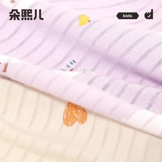 朵熙儿 透气棉七分袖家儿童居服套装 商品图4