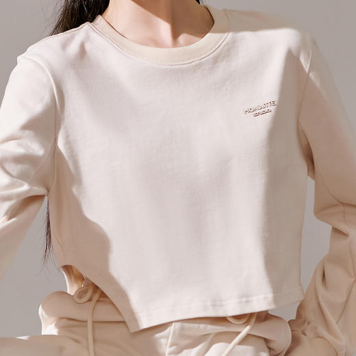 剩S/M/XL 芳外新款休闲卫衣时尚减龄百搭印花上衣女8I23CE1097 商品图4