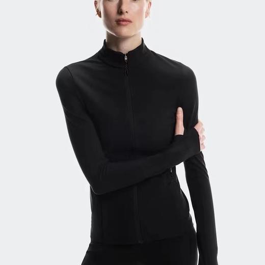 F031212女子修身纤薄柔软裁剪休闲立领夹克外套 商品图7