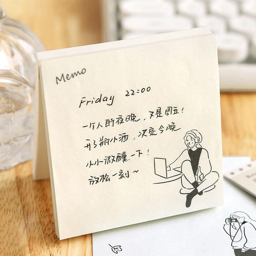 NOTE FOR Hello，city girl系列100张便签 商品图1