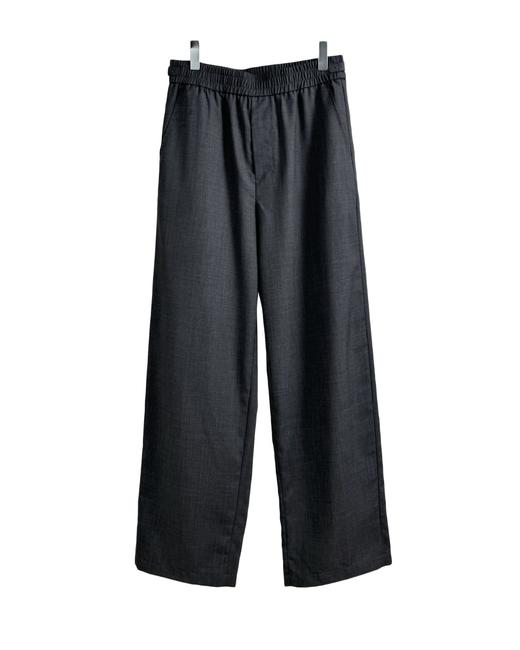 男款羊毛休闲直筒裤长裤he 商品图0