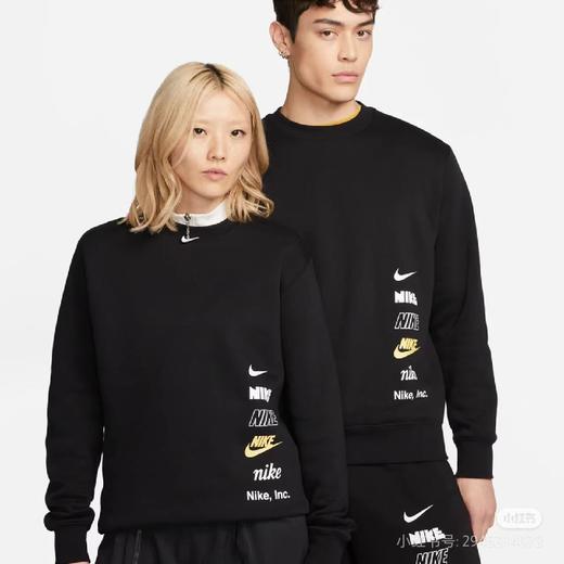 F031235春季新款男女同款细腻柔软轻盈舒适串标圆领运动卫衣 商品图6