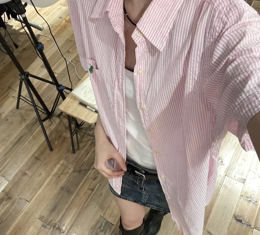 拉夫劳伦 小马刺绣条纹衬衫 商品图5