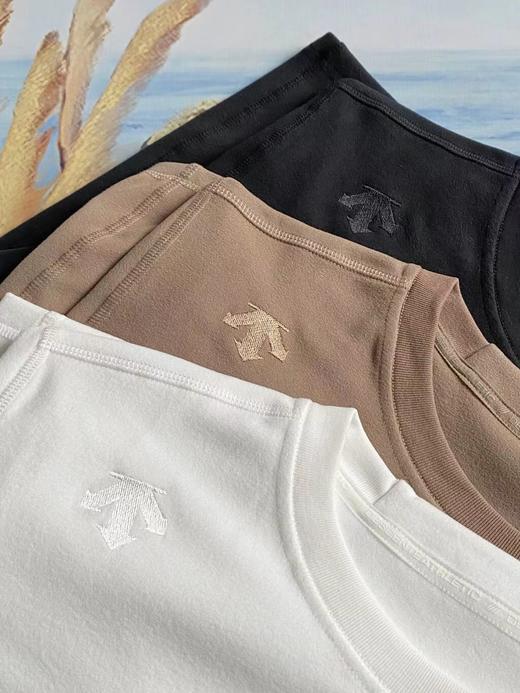 F031250新品多色户外休闲速干运动德绒微拉绒圆领男女同款长袖T恤 商品图4