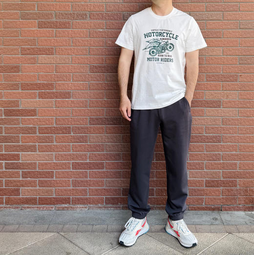 26春夏--男士摩托车印花棉质短袖男T【包邮+三天无理由退换】 商品图10