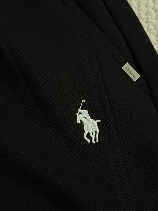 F031234春款纯棉廓形宽松修饰腿型刺绣小马弯刀休闲卫裤 商品图11