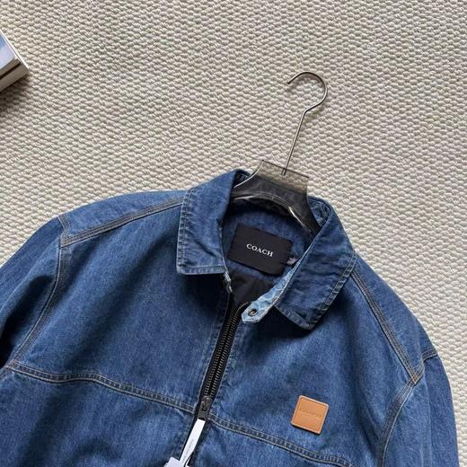 F031237美式复古工装底特律水洗做旧牛仔翻领夹克 商品图12