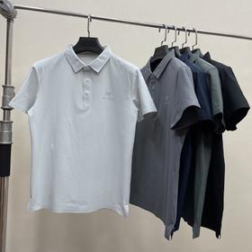 点此购买 始祖鸟春夏季男士7A抗菌无痕压胶速干短袖polo衫 yh 341999