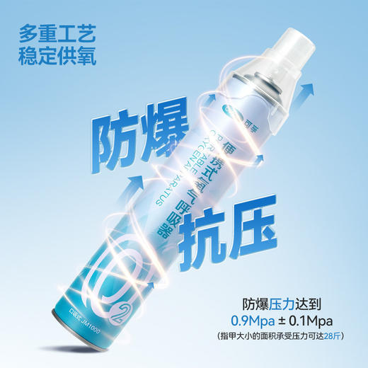 可孚氧气瓶便携式孕妇老人家用高原旅游专用压缩氧气罐医用机呼吸 商品图3