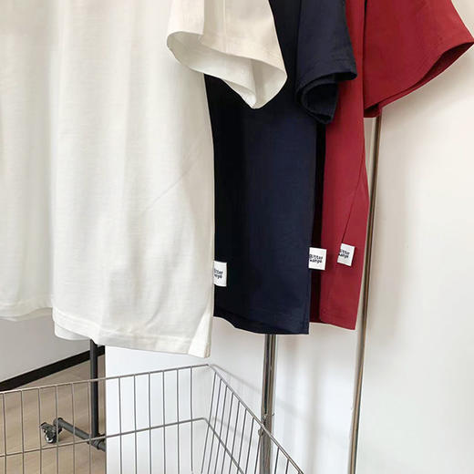 上身自带美式复古感！重磅字母刺绣短袖T恤 情侣款！ 商品图13