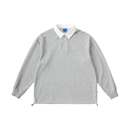 吃茶去chichaqu26春夏轻量撞色翻领长袖poloT恤户外运动休闲男女 商品图4