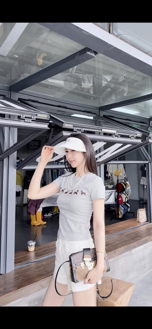 Trunk Clutch 软盒子 拼色老花 涂鸦 小号 斜挎包 商品图3