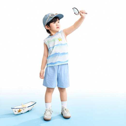 【实体店同款】男童套装夏季新款安奈儿童装XB622164 商品图3