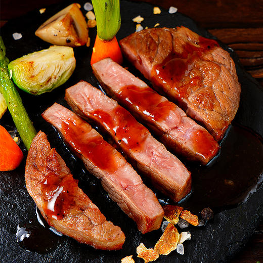 【发出后不支持拦截退货】大希地 大一统整切菲力130g*5+莫吉托之夜整切牛排130g*2+牛排酱20g*7+刀叉 商品图1