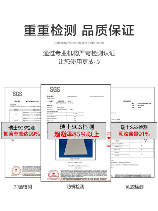 慕思（de RUCCI）薄床垫 乳胶床垫单人宿舍薄垫防螨榻榻米床褥垫 租房专用乳胶垫 5cm厚/三防海绵乳胶款-MCW1-079 1.2*1.9米学生床 商品图7