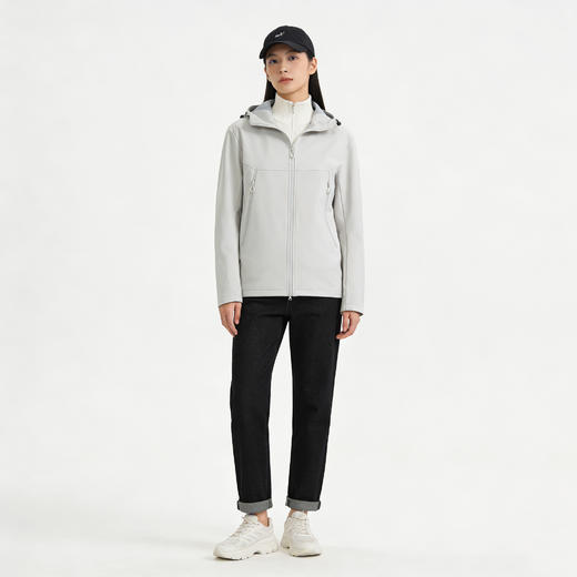 凯*石M8同款 全天候硬核户外连帽男女款软壳衣 商品图8