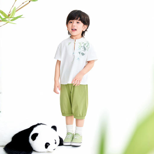 【实体店同款】男童套装夏季新款安奈儿童装XB621165 商品图3