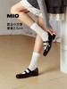 BF楼MIO米奥2026春季新款圆头粗跟甜美风多字式扣带花朵饰扣玛丽珍鞋吊牌价1298 活动价1103 商品缩略图0