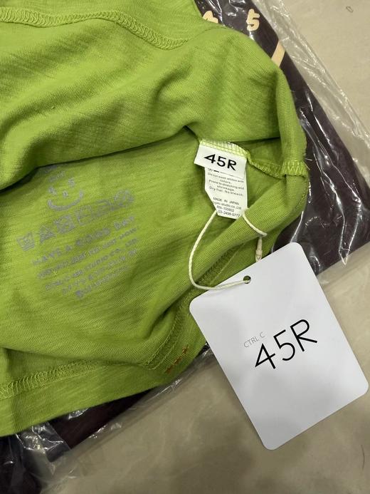 F031216笑脸印花M型宽松罩衫竹节棉T恤夏季舒适透气上衣 商品图12