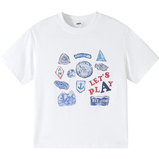 【实体店同款】男童圆领短袖针织衫夏季新款安奈儿童装AB621120 商品图5