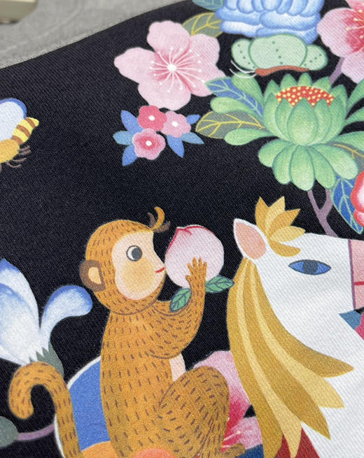 原单ICI*LE之禾女士印花圆领卫衣031203 商品图3