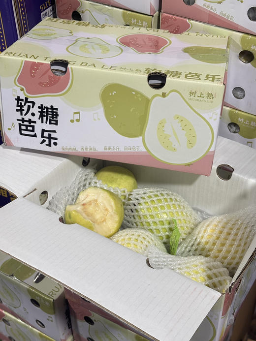 22.8元一件福建奶油芭乐一箱4-6粒毛重约3斤 商品图0