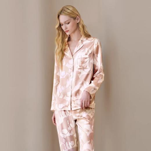 Solo seta22姆米女士真丝睡衣套装桑蚕丝印花家居服马年限定礼物 商品图2