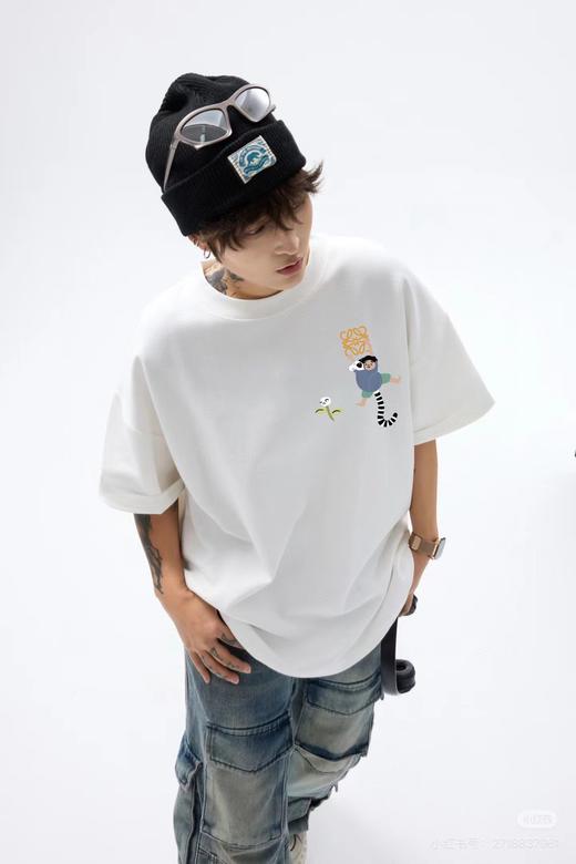 F031236夏日新品时尚舒适耐磨防刮高品质清爽速干短袖 商品图4