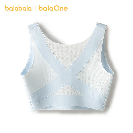 巴拉巴拉女童运动文胸防走光防凸点儿童内衣背心发育期胸衣速干 商品图2