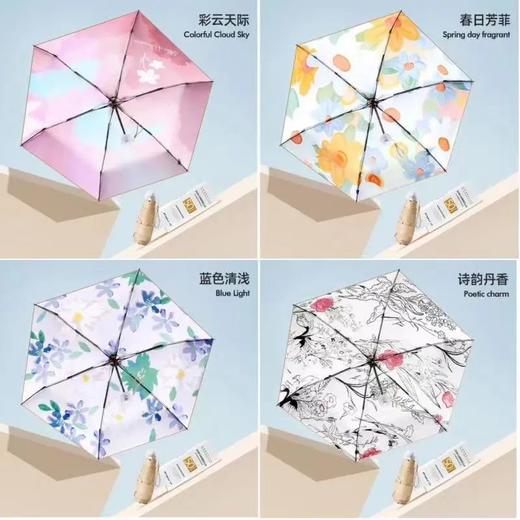 日本FIYU爆款小金伞合集 得物同款/明星周洁琼同款  1.0-5.0全系列/防晒/防雨/降温 商品图4