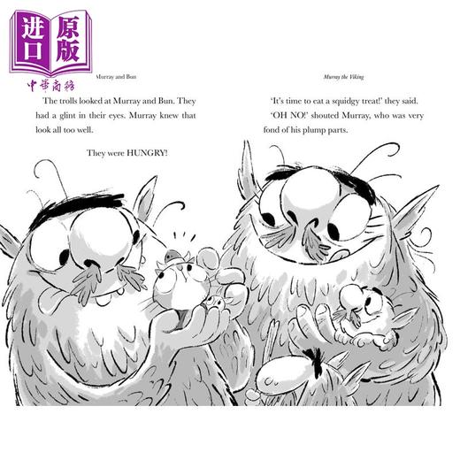 预售 【中商原版】穆雷和布恩 共4册 Murray and Bun Murray the Pirate / Viking 英文原版 儿童搞笑冒险故事书 幽默小说 进口童书 商品图3