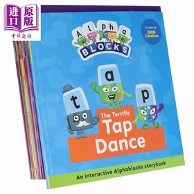预售 【中商原版】字母积木故事本 10册套装 Alphablocks Read Together Interactive 10 Picture Books Collection Set 英文原版书