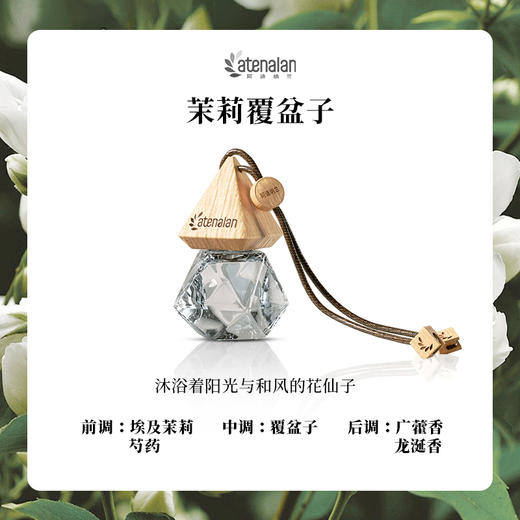 阿迪纳兰车载香薰10ML 酒店禅茶挂件车内香水清新汽车白茶桂花香氛 商品图6