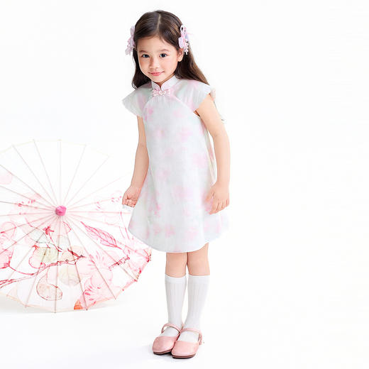 【实体店同款】女童连衣裙夏季新款安奈儿童装XG623125 商品图3