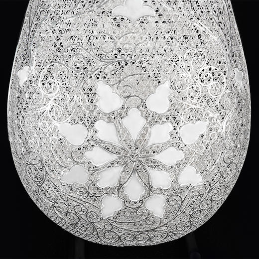 子佩集S999银手工银花丝【鸾凤和鸣·琵琶记】花丝镶嵌摆件【HSPP】大师工坊原创设计2511 商品图12