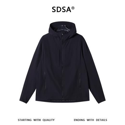 SDSA男装2026新款高贵轻奢时尚简约透气户外拉链立领轻薄软壳夹克 商品图0