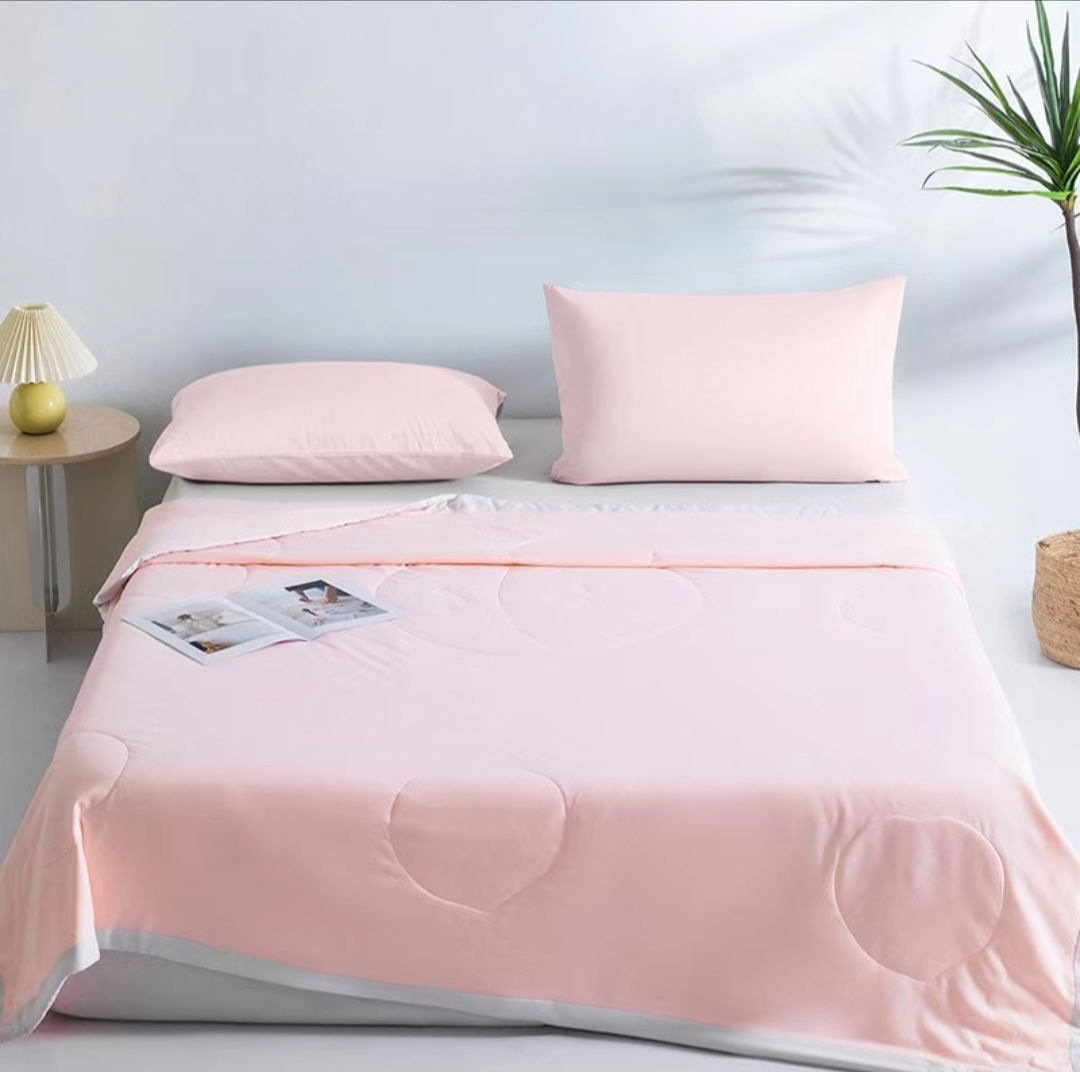 【奥莱专区】梦洁MENDALE软呼呼绵柔抗菌夏凉被（珊瑚粉）