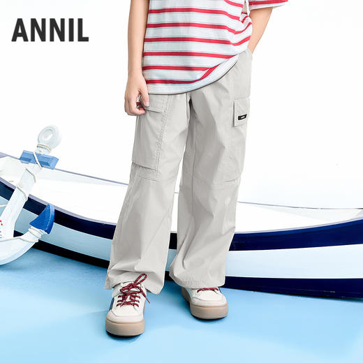 【实体店同款】男童全腰梭织单裤夏季新款安奈儿童装AB626151 商品图1
