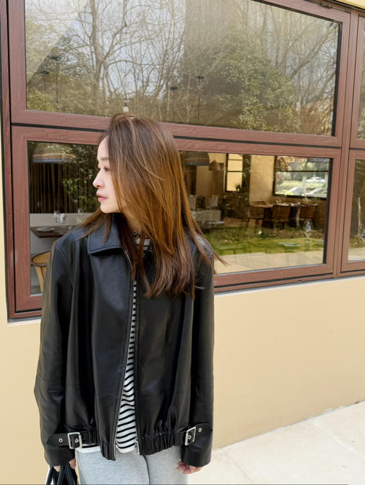 2603215   loew*原皮 进口羊羔皮 夹克外套（7天发货） 商品图4