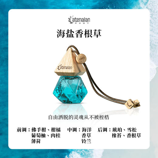 阿迪纳兰车载香薰10ML 酒店禅茶挂件车内香水清新汽车白茶桂花香氛 商品图2