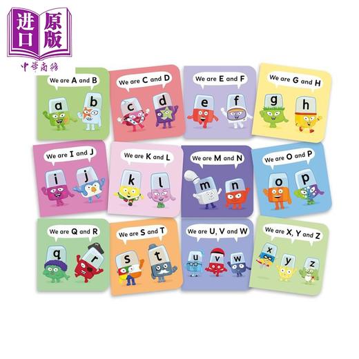预售 【中商原版】字母积木12册小套装 A Case of Alphablocks 12 Mini Books Collection Box Set 英文原版 儿童卡通动画学习绘本 商品图1