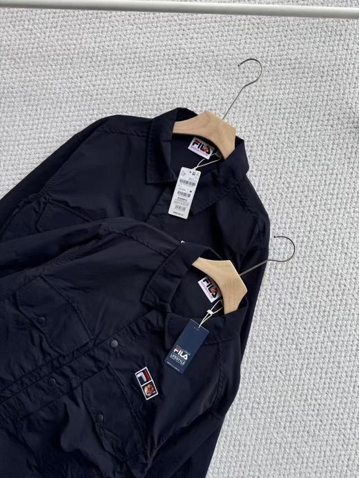 F031201黄景瑜同款梭织夏新小狐狸时尚稳重休闲宽松长袖衬衫上衣 商品图7