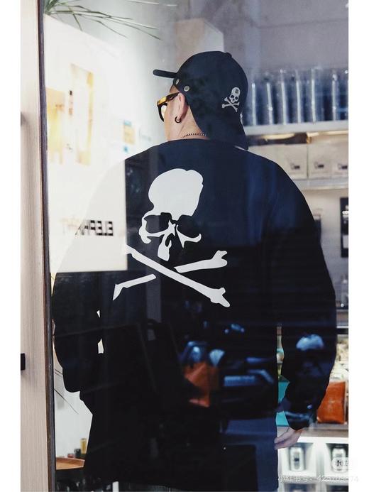 F031256春季新品时尚百搭潮流骷髅反光字母印花重磅高街圆领卫衣 商品图13