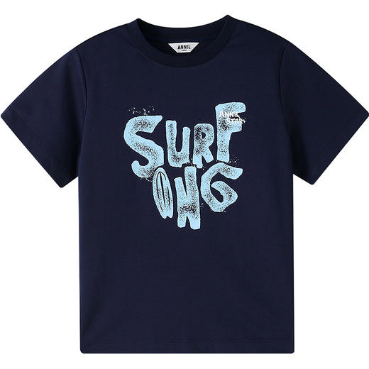 【实体店同款】男童圆领短袖针织衫夏季新款安奈儿童装AB621123 商品图5