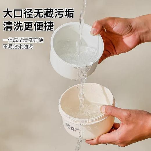 “送牛津布保温手提袋”HOKIDO 陶瓷内胆保鲜饭盒 可微波 耐高温耐腐蚀 双层装/三层装 商品图4