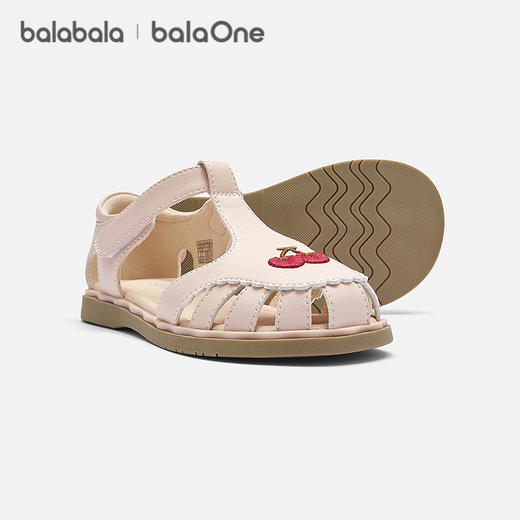 【balaOne】巴拉巴拉童鞋儿童凉鞋女童2026夏新款精致绣花休闲鞋 商品图1