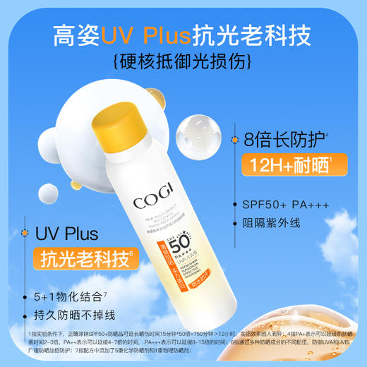 【丞磊同款】高姿素颜防晒喷雾 SPF50倍PA+++防晒霜提亮12小时户外防晒啫喱 商品图4
